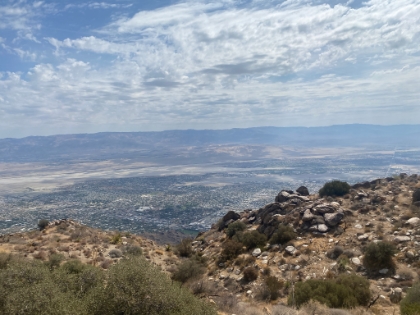 I've done really short, flat hikes at 127 degrees in Death Valley before, but that's nothing compared to heading-up Skyline when it's over 100 degrees.