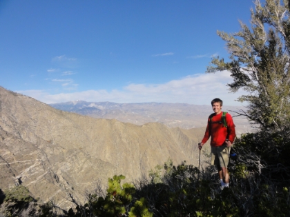 Coach Dru is going strong at around 6000'.