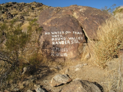 I have 3L of water in my new Osprey Manta pack, which should be more than enough for today, but probably not enough for a spring/summer trip.