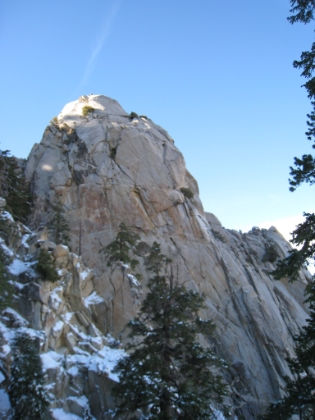 It's starting to look and feel like the Sierras. I believe this is called Coffman’s Crag, very impressive.
