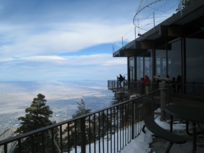 The jaw dropping view from one of the balconies of the lodge.