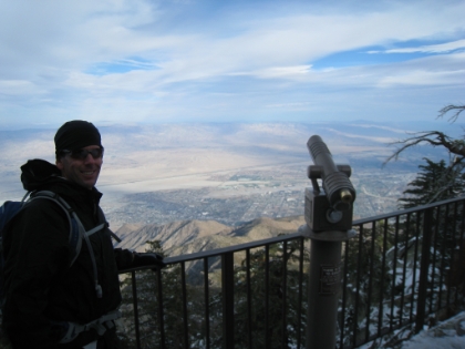 A picture of me on the lodge balcony.