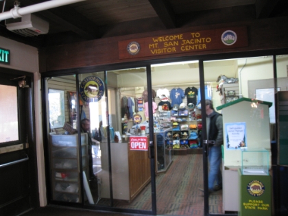 The Long Valley ranger station. Not quite what I imagined it would be, but cool nonetheless. The ranger asked 'Did you just do a hike?'. I said 'Ya, I just came up from Palm Springs on Skyline'. And he replied, 'Uh, we DON'T want to hear that!'. He asked if it was icy, and I said not too bad. He gave me a scornful look.
