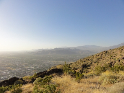 Palm Springs from about 1500'.