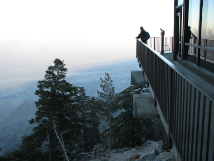 A picture of me on the lodge balcony.