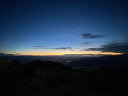 I had been down this part of the trail in the dark, but never up it. Definitely a different look this time of day.