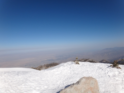 Palm Springs about 10,400' below.  Hard to believe I started down there!