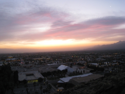 Sunrise over Palm Springs.  I didn't take too many pictures on this trip below Long Valley (8400'), since I already had a bunch from the previous trip. And unfortunately the focus problem on my camera is getting worse.