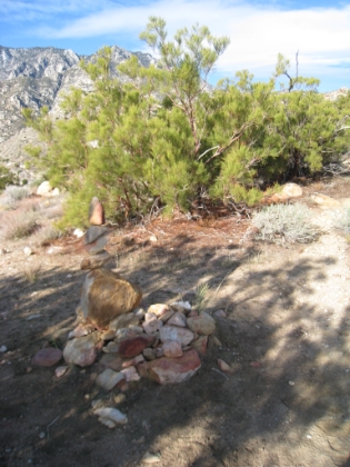 I always wonder how people stop long enough to make these elaborate trail markers.