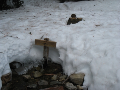 Flowing water for the backpackers I guess.