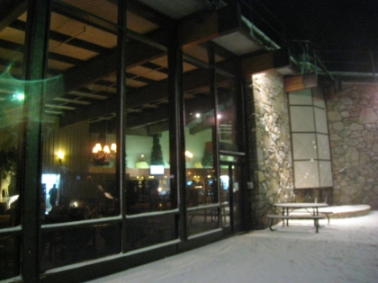 I finally make it back to the tram lodge just as it's starting to get really dark. Definitely a major relief.