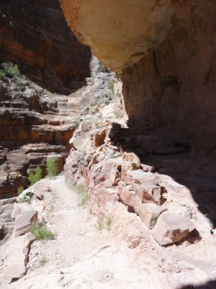 Entire sections of switchbacks have been blasted out of the cliffs. Amazing.