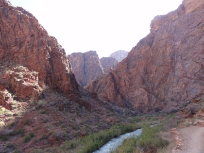 Occasionally the canyon widens making for some great vistas.