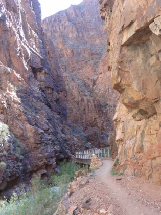 Another bridge spanning the canyon. They fit these bridges into some really tight spots.