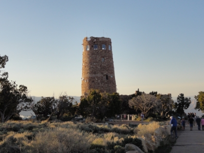 After leaving the village, we make the 25 mile drive out to Desert View at the eastern entrance of the National Park to check out the Watchtower.