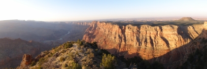 A panoramic look at the Colorado River and the Palisades of the Desert.   View Full Size