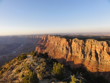 Sunset at Desert View. Of all the awe inspiring views this trip, this may have been the best.