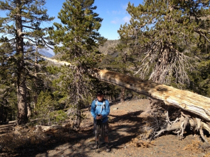 Almost to Dawson Peak and Dad still has a smile on his face.