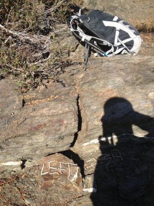 I made it down with three minutes to spare! Dad was just getting ready to start heading back and made a sign for me.