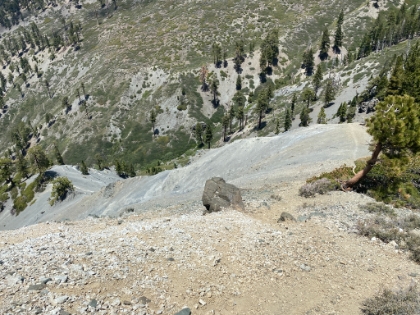 Another spot where you don't want to slip.