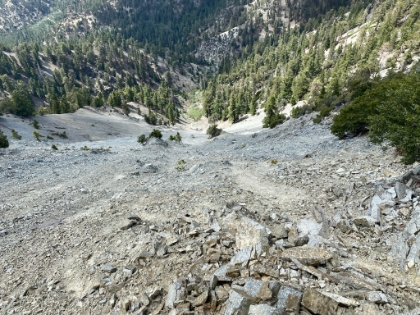 You do NOT want to slip here!