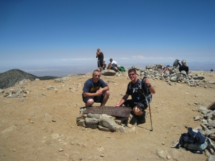 The official picture at the summit marker.