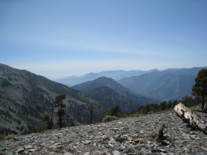 A similar view as the previous picture except this time from the top of Dawson's Peak, further South, and almost 1000' higher.