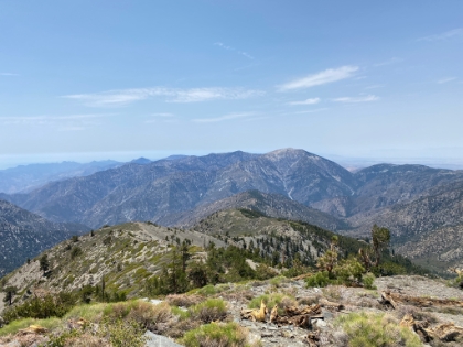 The view from Pine Mountain is definitely one of the best in SoCal.