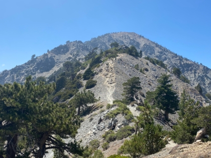 Heading up the Backbone.