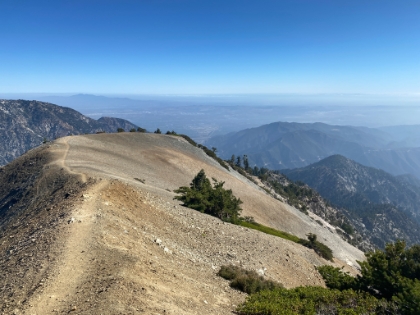 Heading down one of my favorite sections of the Bear Canyon trail.