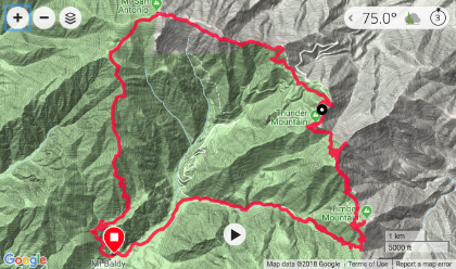 The loop as recorded by my Garmin Tactix Charlie.