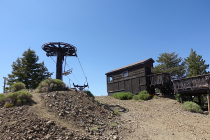 Ski lift at the top of Thunder.