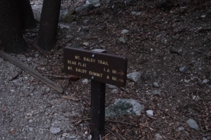 Finally to the bottom of Bear Canyon. It was still 75deg when I got to the car at around 8:30pm. Definitely a warm day.