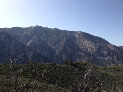 Great sub-alpine views with quite a bit of snow still left on the opposite ridge.