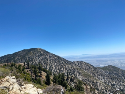 A look out towards Ontario Peak.