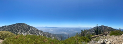 Both Cucamonga and Ontario in one panoramic shot.
