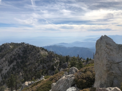 The view all the way out to the ocean with Catalina on the horizon.