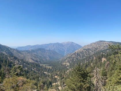 No clear views today unfortunately, but still always awesome up here.