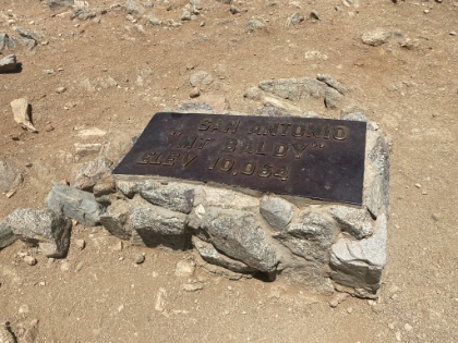 First summit successful! It was way too crowded on top, so I didn't stay for long.