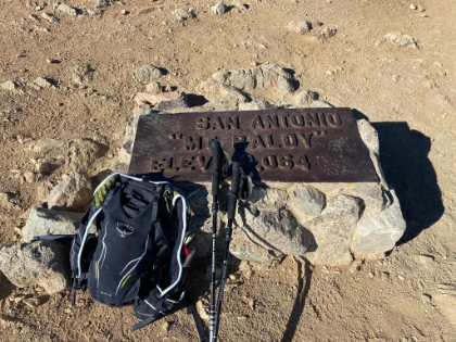 Second summit. This time, I'm the only person on top. That's probably even more rare here than seeing 10 Bighorn Sheep!