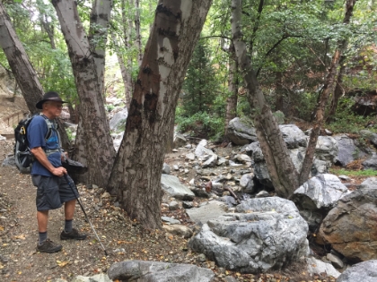 The rain also scared most of the people away. This trail can get really crowded, but not today.