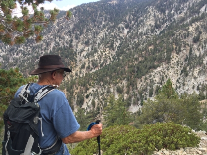 Great views down the canyon.