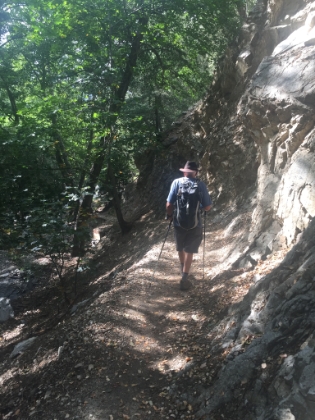 Beautiful afternoon weather as we get back down into Icehouse Canyon.