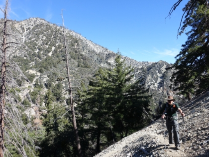 Heading up the valley.