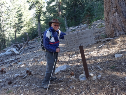 Made it to the saddle!