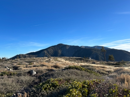 First views of Pine Mtn.