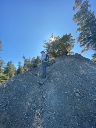 After a bit of fireroad, it's on to the Backbone trail. One of the gnarliest sections of trail in SoCal. And absolutely one of my favorites!