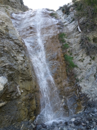 One last view of the falls, and the end to another great day in the San Gabriels.