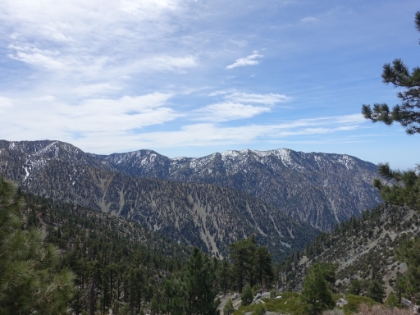 Always an amazing view from the hut. I'm surprised how much snow there is still is on the North faces. You really can't see it from the city below.