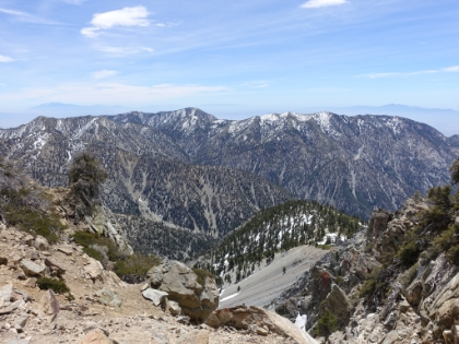 One of my favorite lookout spots from the top of the bowl.